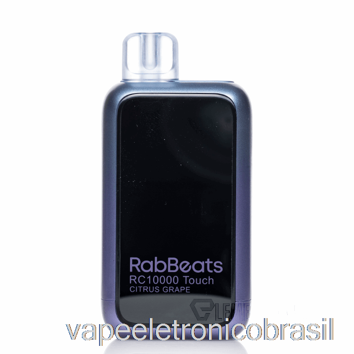 Vape Recarregável Rabbeats Rc10000 Touch Descartável Cítrico Uva